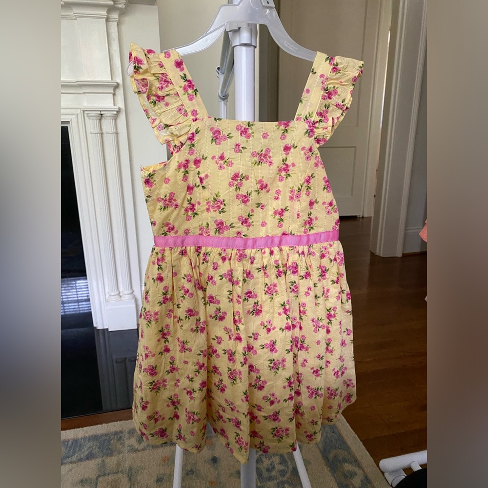 Yellow Floral Dress